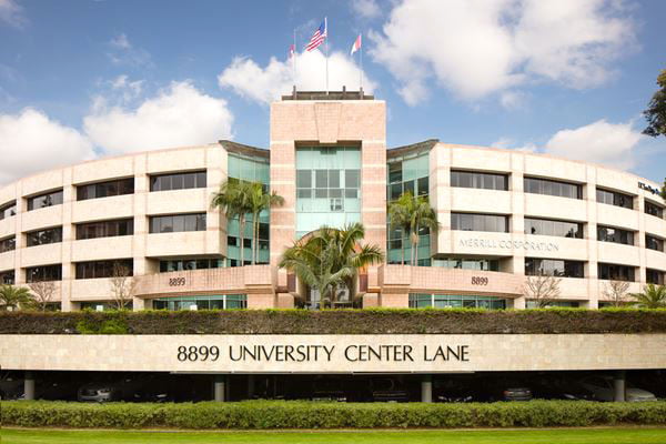 The location of Restore SD Plastic Surgery at 8899 University Center Lane