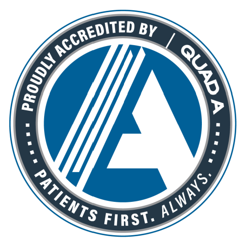 QuadA accredited surgical facility
